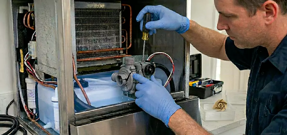 Commercial Ice Maker Water Pump Repair in Westborough
